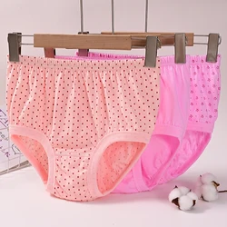 Middle-aged and Elderly Cotton Panties Women Plus Size Underwear Soft Mother Grandma Shorts Underpants Female High Waist Briefs