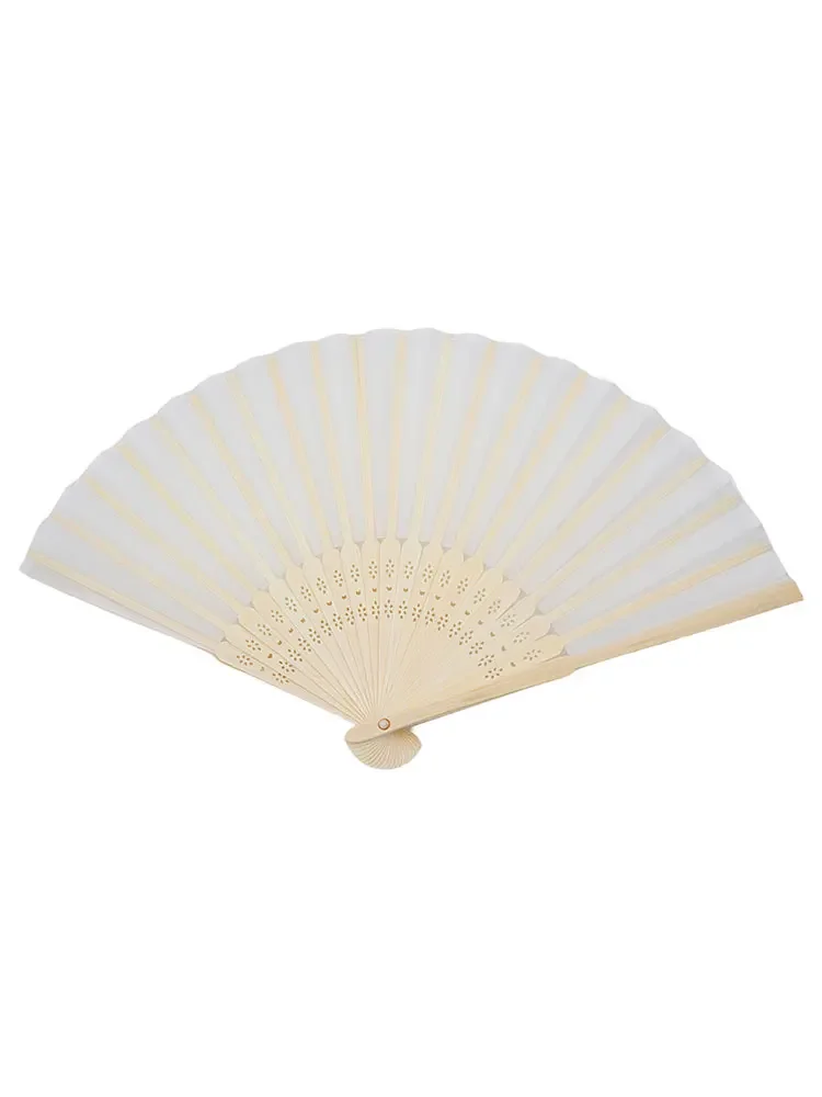 Silk Folding Fan Accessory Summer Tools Chinese-style Wall Decor Cosplay Wedding Decoration Equipment Handmade