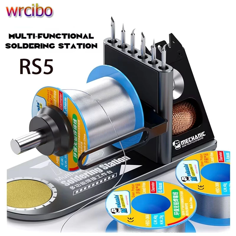 

Mechanic RS5 Multifunctional Workbench for Mobile Phone Repair Oxidation Prevention Clean Soldering Iron Tip PCB Components