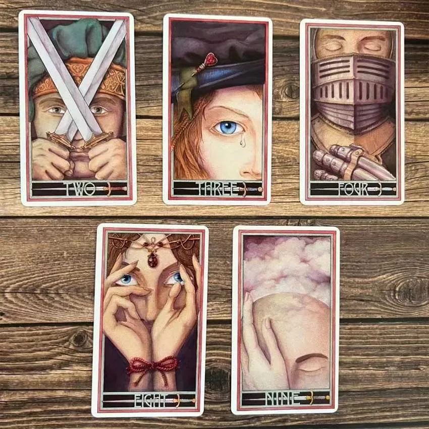 12x7 cm Erenberg Tarot A 78-Card Deck Card Games No Manual