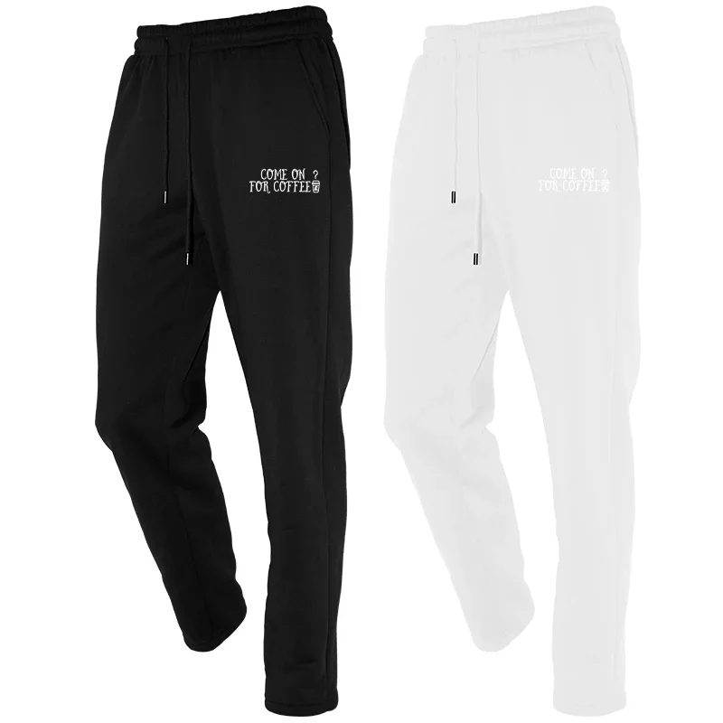 

Printed Men's Autumn Jogging Spring Streetwear Solid Color Loose Fit Trousers Fitness Sweatpants Outfit