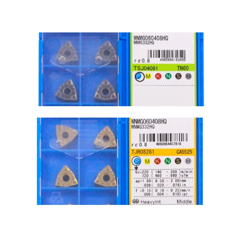 

100% Original WNMG060408HQ CA5525 WNMG060404HQ TN60 Carbide Inserts WNMG060408 WNMG060404 HQ CNC Tool WNMG 060404 060408