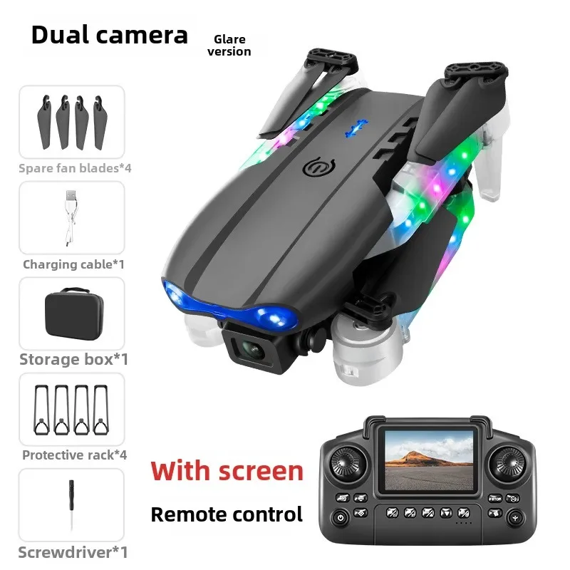 Nieuwste E88 E99D Schermbestuurde verlichting Mini Drone 4K 2 camera Optische stroom Afstandsbediening Vliegtuigen Mavic Air 2