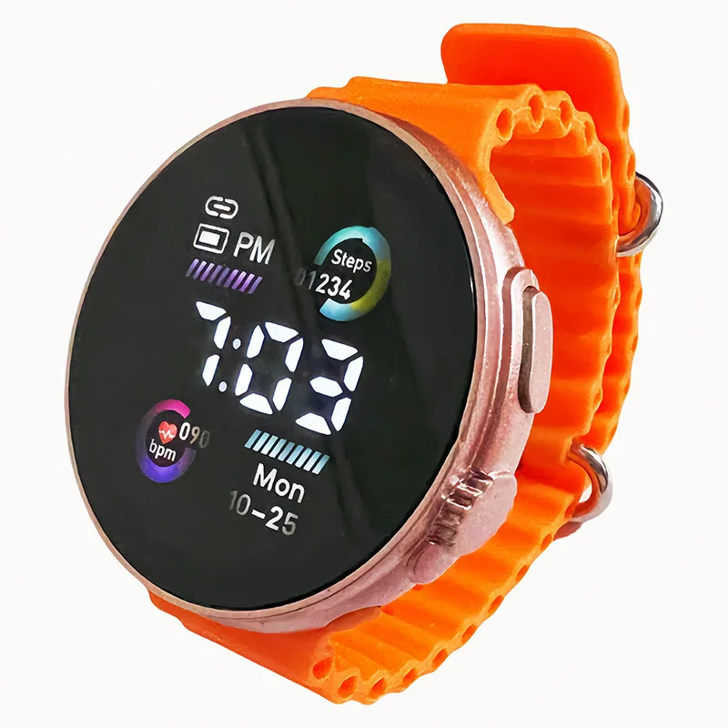 ساعة أطفال ذات طابع بحري الأكثر مبيعًا مع إضاءة خلفية LED رياضية رقمية مقاومة للماء لطلاب الأطفال بالجملة