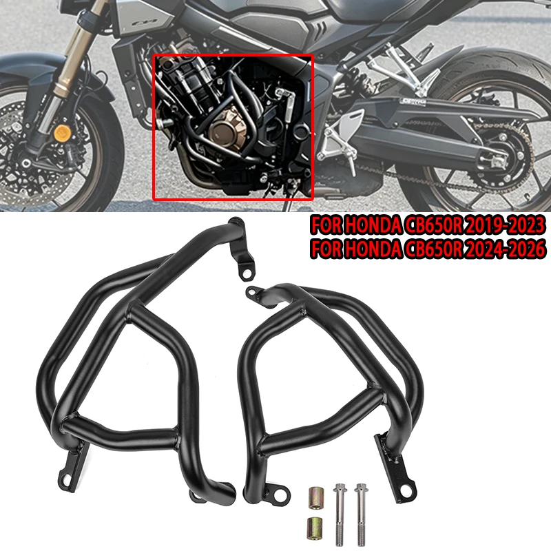 

Motorcycle Modified Engine Guard Parts Highway Stunt Cage Crash Bar For Honda CB650R CB 650 R CB650 R 2019-2023 2024-2025