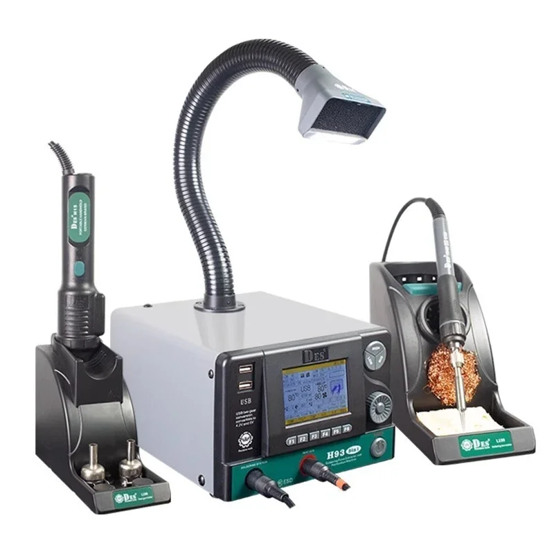 New H93B Hot Air Gun Constant Temperature Adjustable Temperature Intelligent High-frequency Soldering Iron Soldering Station