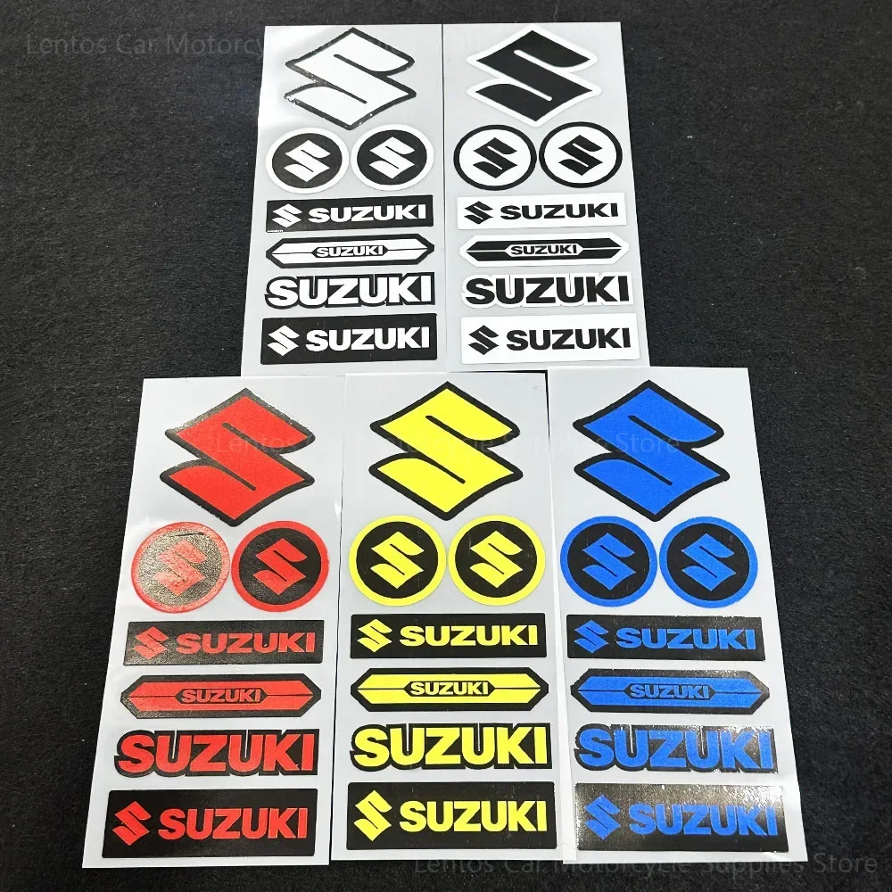 Suitable for Suzuki Motorcycle Sticker Waterproof Car Logo Decoration Reflective Sticker Pedal Body Shock Absorption Lacquer