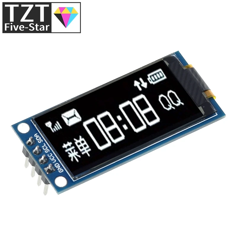 Layar OLED 1.3 Inci Modul LCD 64 × 128 SH1107 LCD 1.3 "Modul Layar Vertikal OLED UNTUK Arduino