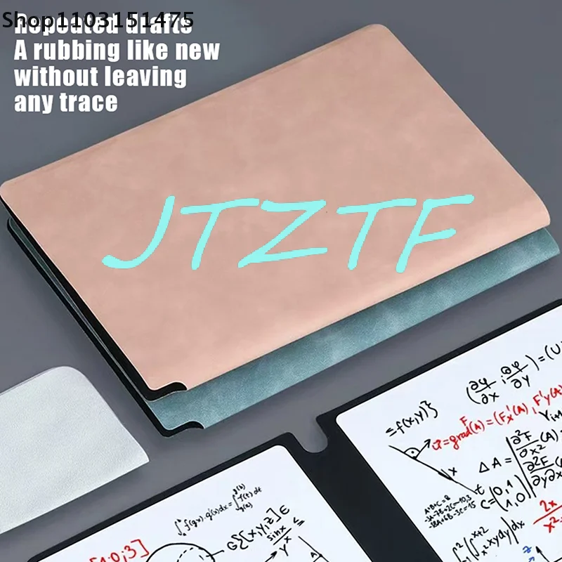 دفتر ملاحظات محمول مقاس A5 مع قلم وممحاة ولوحة مذكرة جلدية - مخطط أسبوعي قابل لإعادة الاستخدام للمكتب #1