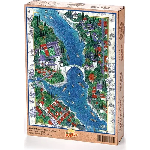 King Of Puzzle Mostar - Nusret Çolpan Wooden Puzzle 500 Parts