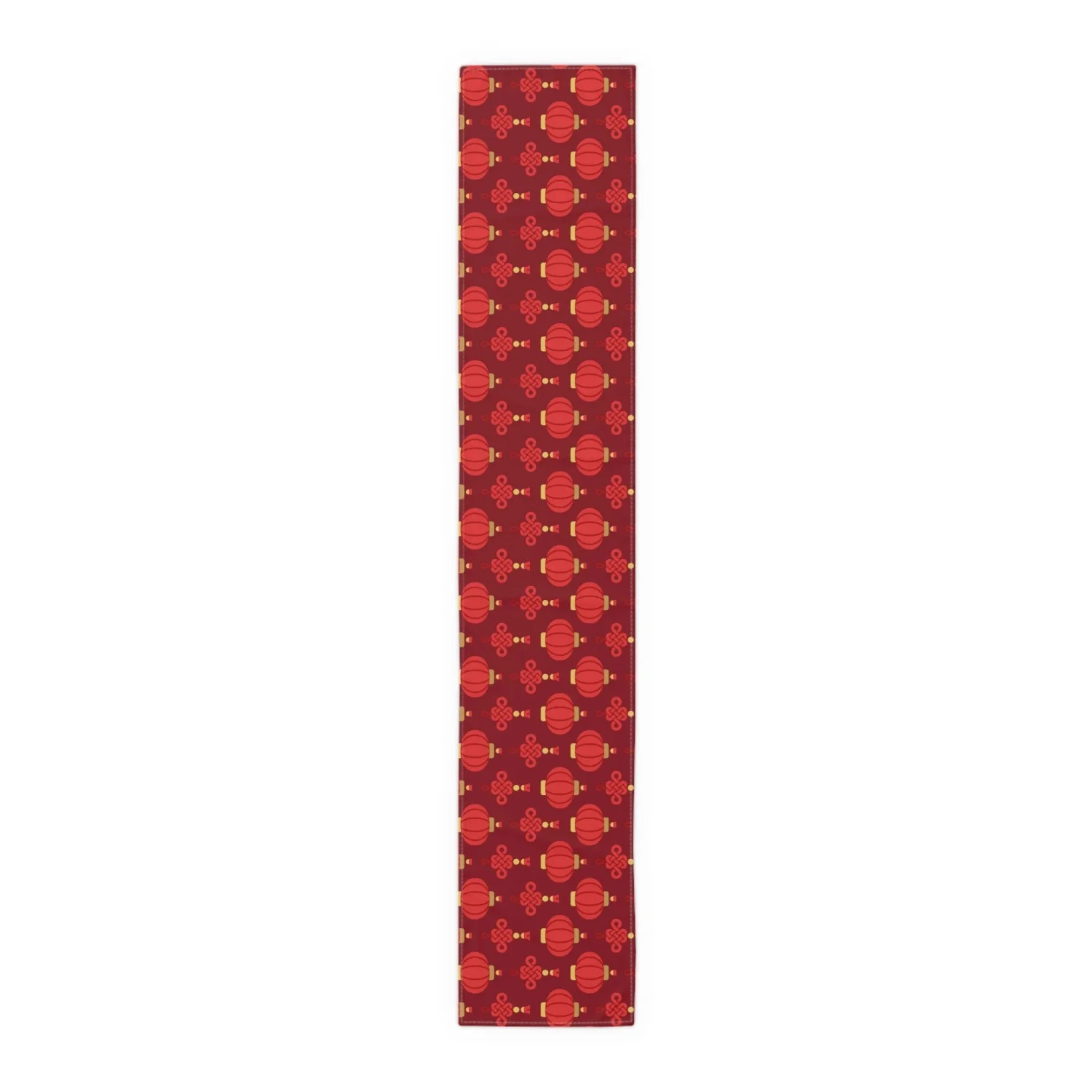 Chinese New Year Table Runner: Red Lantern Decor,Lunar celebration,Holiday Dining Decor, Kitchen Table Decoration