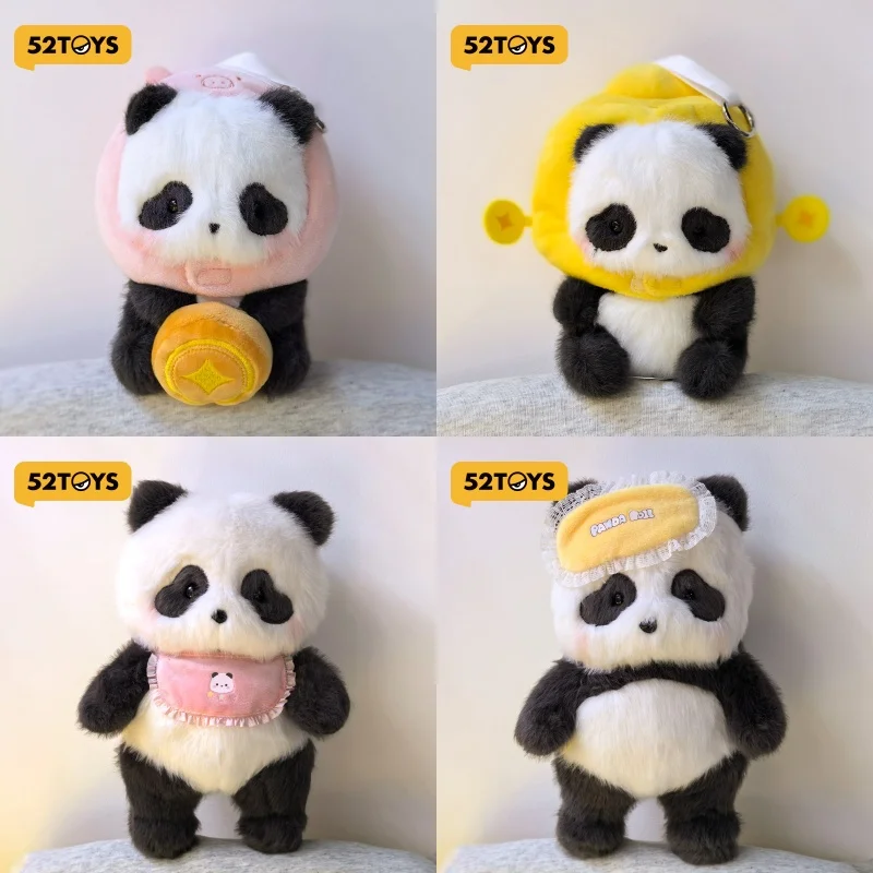 

52TOYS Panda Roll Plush Toy, Panda Gift for Panda Fans, Cute Figures, Collectible Toy, Height: about 15cm~23cm