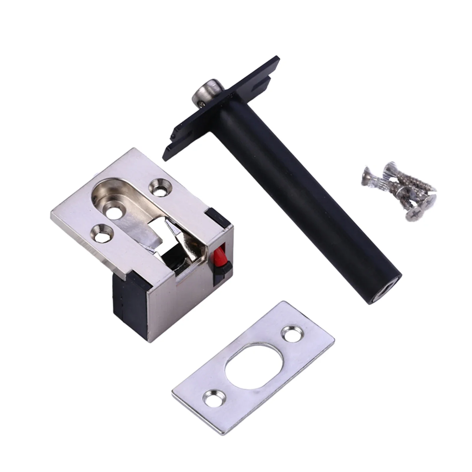

Self-Closing Bolt Door Latch 1PC Square Zinc Alloy Door Concealed Door Bolt Door Lock Buckle Easy Installation