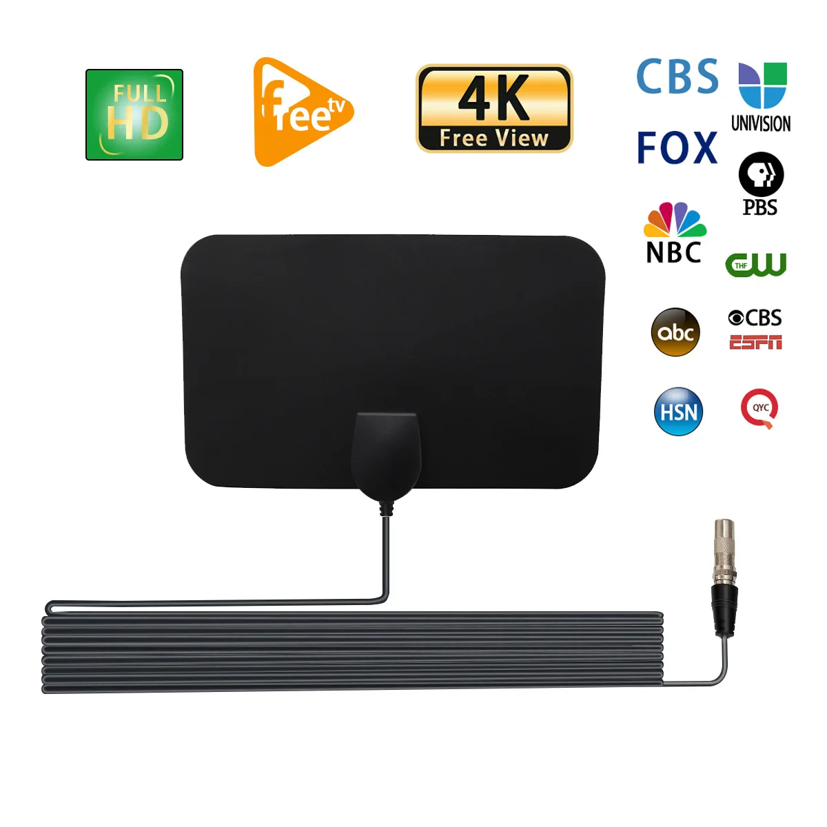 Cross-border European and American indoor digital TV ground wave antenna mini HDTV antenna DVB-T