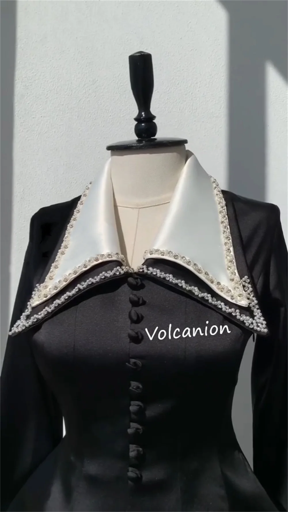 Customized Button Beading Ruched A-line V-neck Midi Dresses Bespoke Occasion Evening Party Formal Elegant High Quality