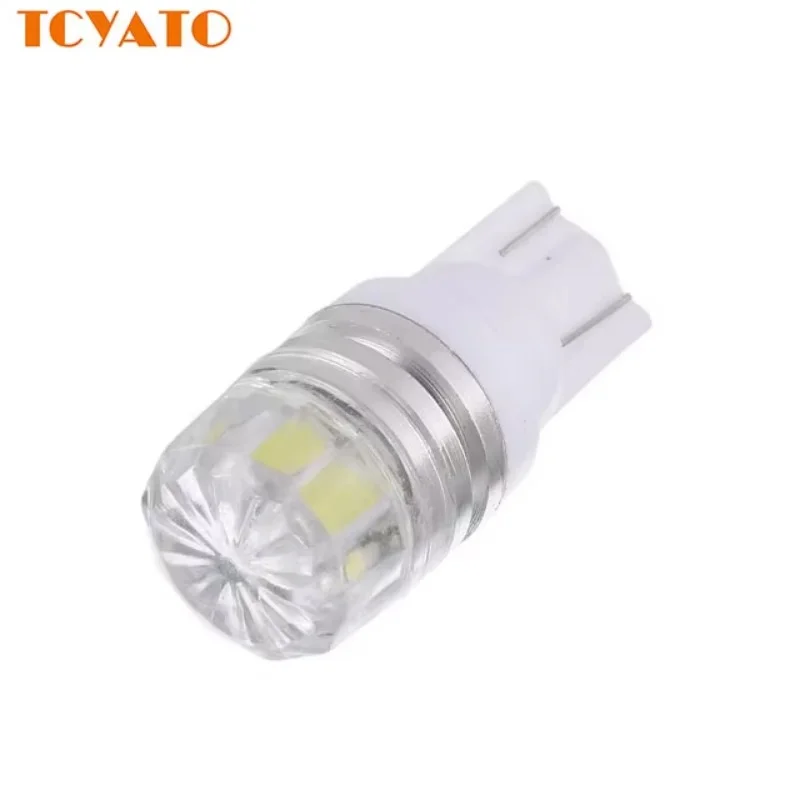TCYATO T10 (W5W) lens width indicator light, small light, license plate light, indoor light, corner light, 5630-2SMD