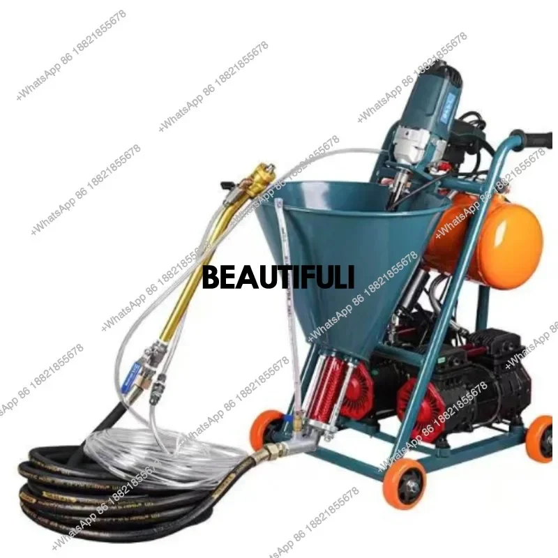 A55 Multifunctional Small Electric Mortar Mixer for Spray Painting, Waterproof, Rough, Fireproof Coating