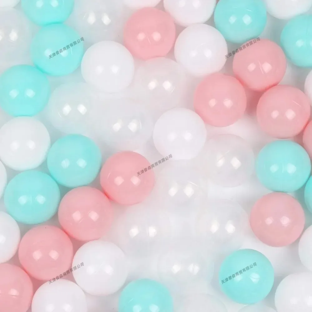 100Pcs Colorful Ocean Balls for Kids Sensory Toys Baby Pool Pit Game Outdoor Play Water Air Bubble Balls Educational Funny Toys