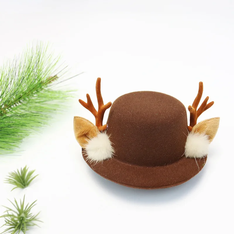 جديد عيد الميلاد حزب ماكياج الدعائم عيد الميلاد غطاء الرأس عيد الميلاد الديكور أفضل قبعة عيد الميلاد قبعة اللباس غطاء الرأس #3