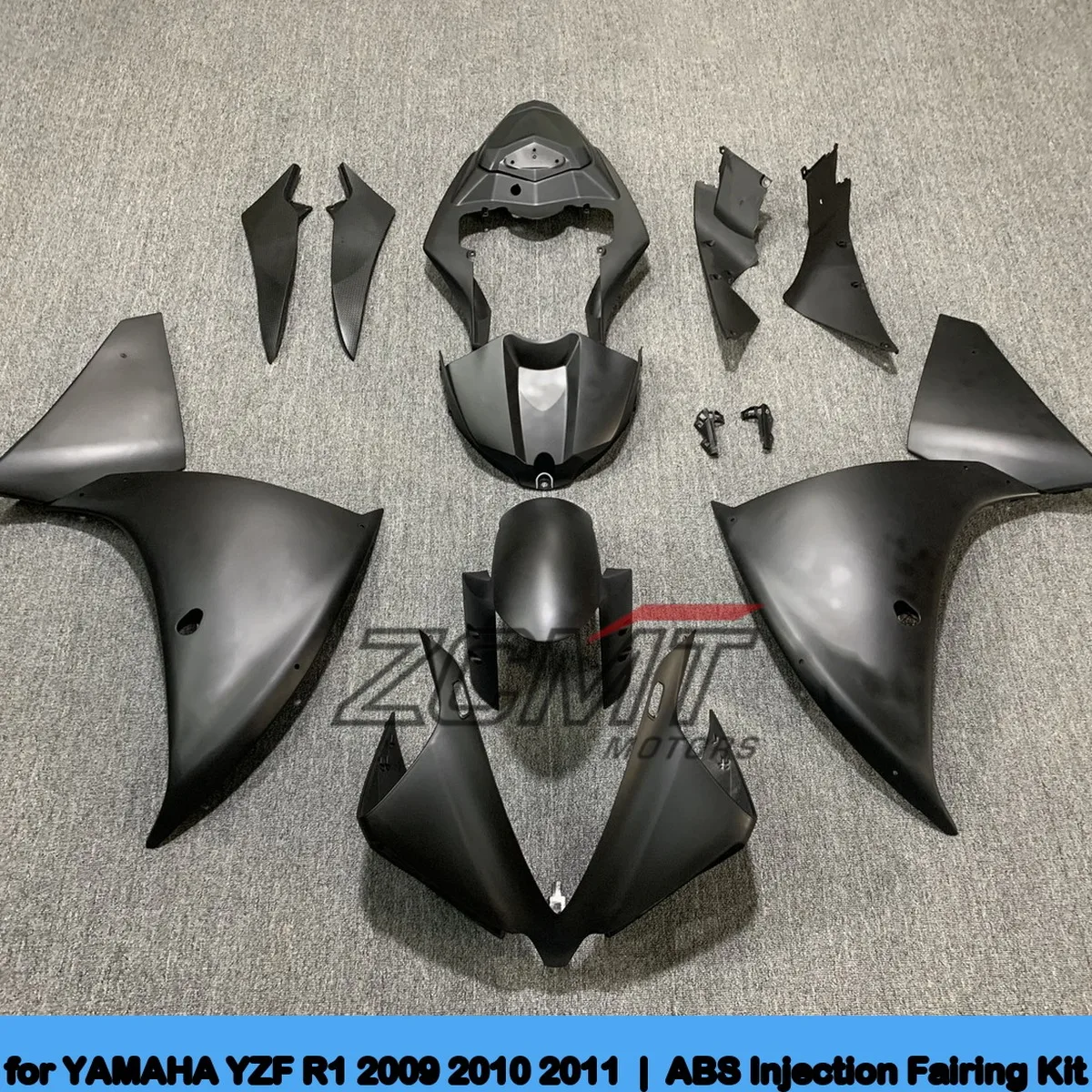 ABS Injection Bodywork Cowling Panels Plastic For YAMAHA For YZF For R1 2009 2010 2011 4