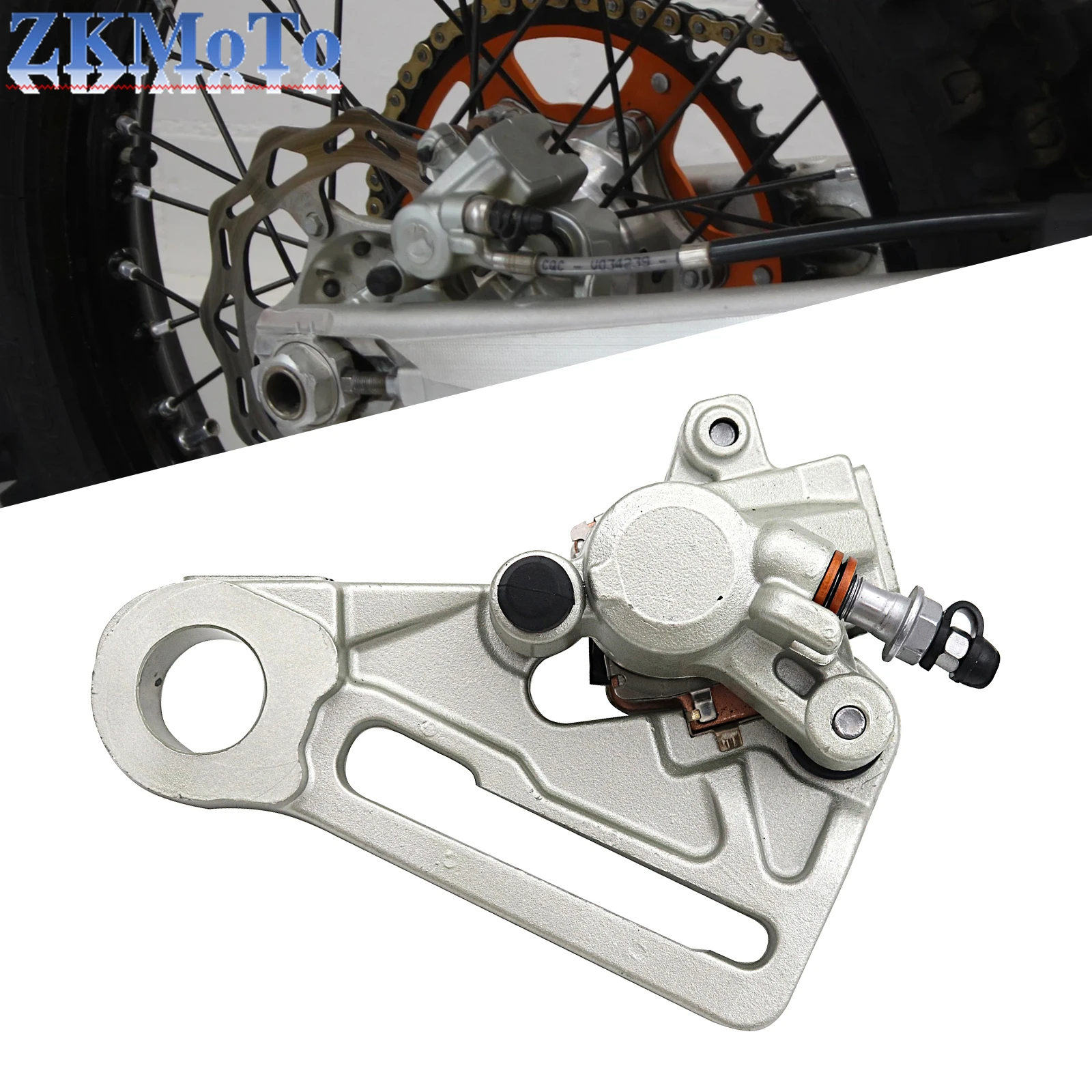 

25cm Rear Axle Universal Braking Pump Bracket Brake Caliper For KTM SX XC SXF XCF XCW XCFW EXC EXCF 125 150 200 250 300 350 450