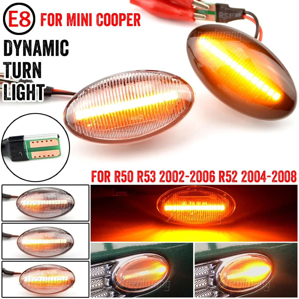 Dynamic Side Marker Turn Lamps Lights Gen 2002-2006 MKI For BMW for MINI Cooper R50 R53 Hatchback