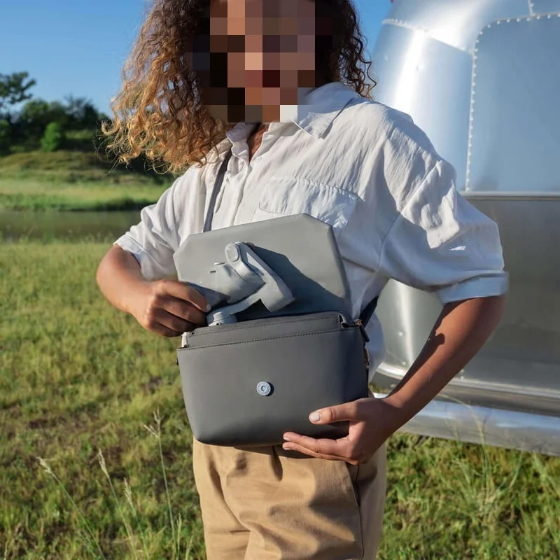 Storage Bag for DJI OSOM Mobile 6/SE/4 Crossbody Mini Bag Portable Shoulder Case for OM4/Action/Pocket 2 Insta360 Flow Accessory