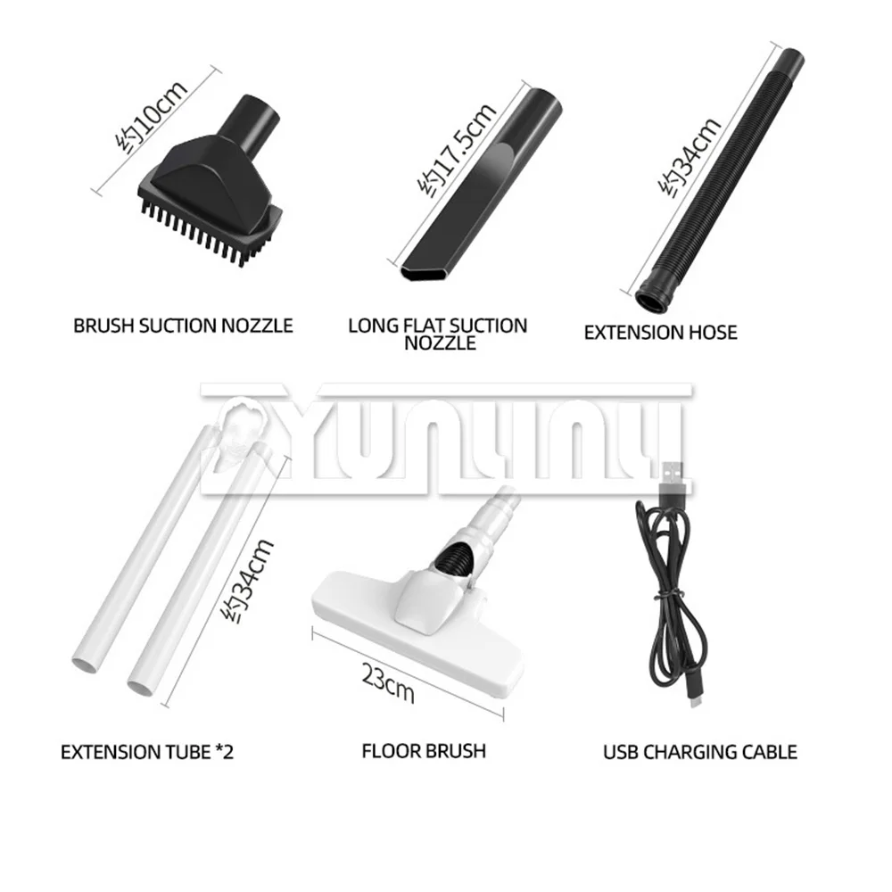 Беспроводной автомобильный пылесос, портативный ручной автомобильный пылесос 9000 Па, беспроводной пылеуловитель