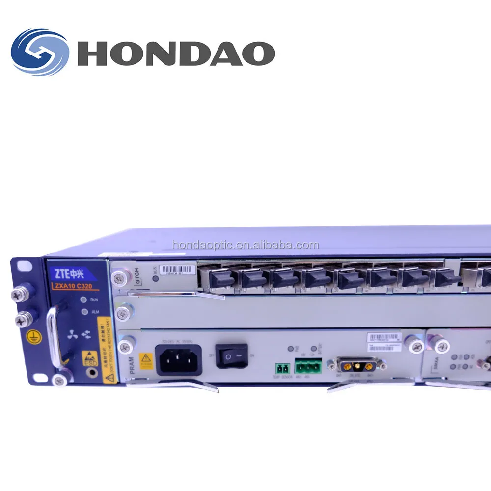 

Hondao ZTE OLT ZXA10 C320 8 / 16 Ports 10G Gpon Gepon OLT ZTE C320 with GTGO GTGH GTXO