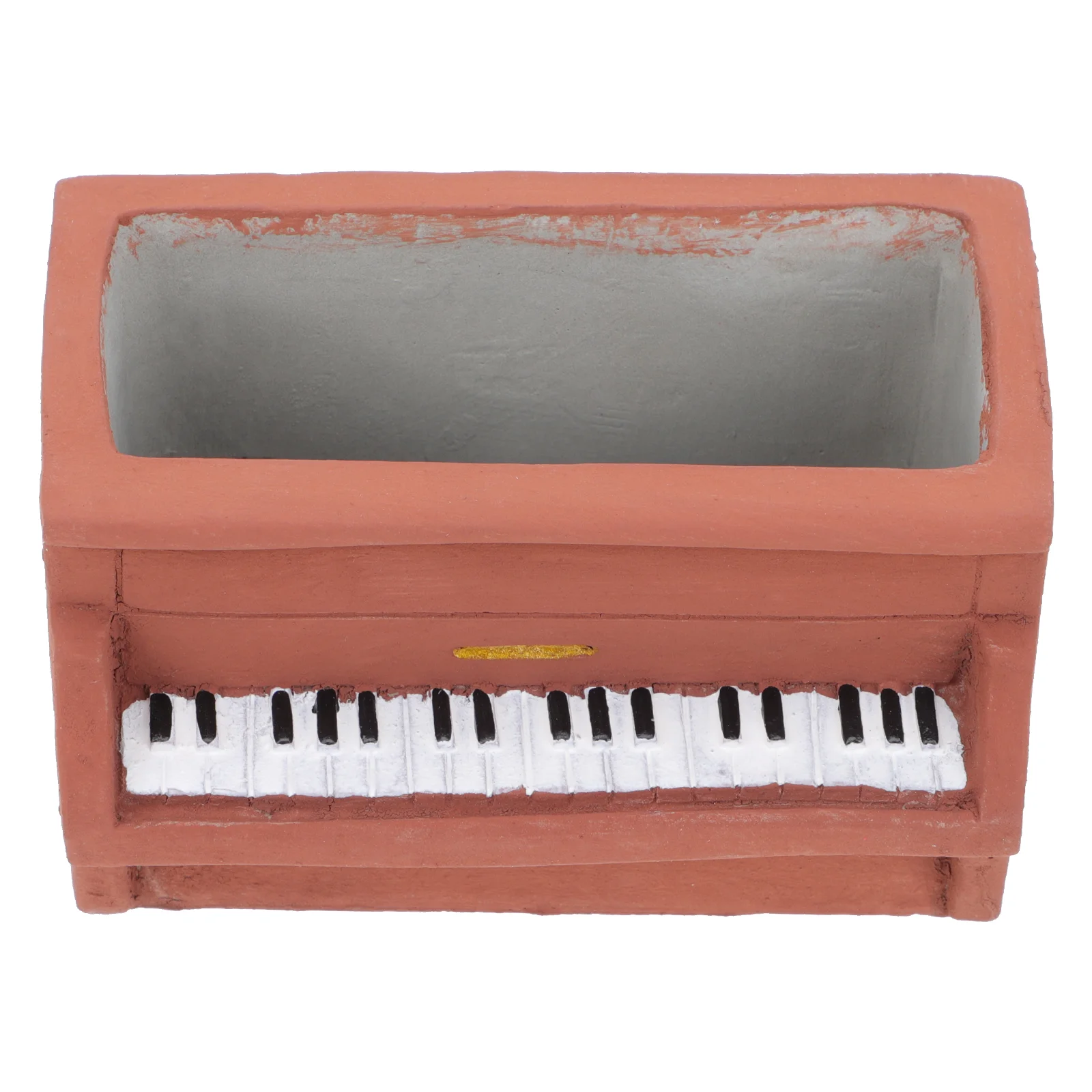 

Plants Pots Indoor Small Cement Piano Flower Gardening Bonsai Flowerpot Succulent Bowl Creative Coffee