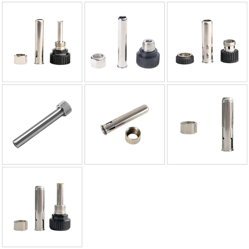 3 Bộ Hàn Sắt Tay Cầm Phụ Kiện Vỏ Bằng Thép Không Gỉ Cho 936 Đầu Sắt Cửa Huỷ Sắt Đầu
