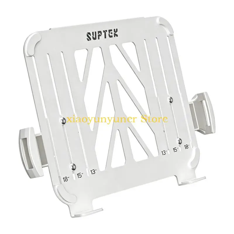 P9JB VESA Laptop Platform for Two-Screen Desk Work, Sliding Side Clamp Tray for 13 to 18 in Laptop Computers at Desks