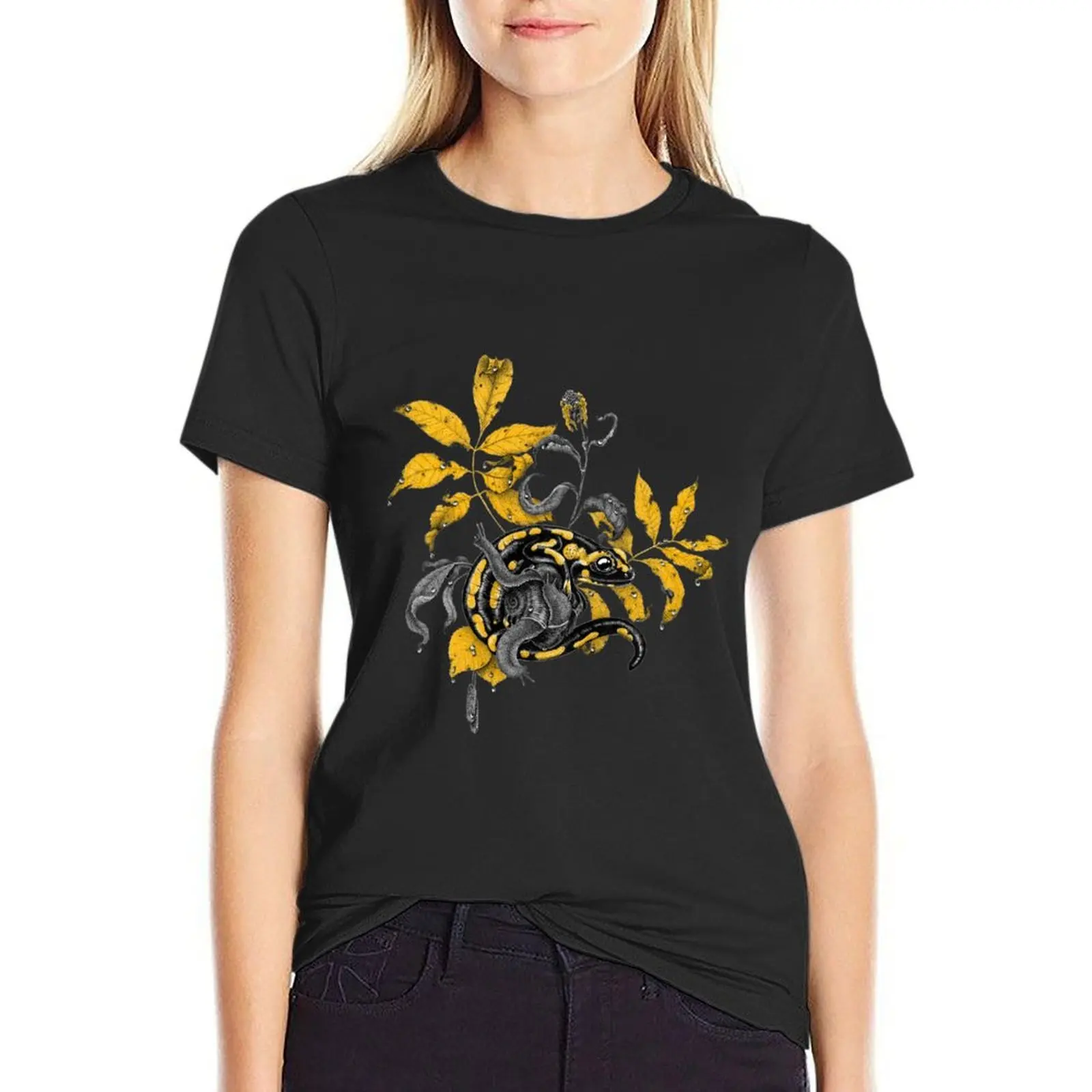 Salamander and Snails T-Shirt cute clothes aesthetic clothes t-shirt dress for Women graphic