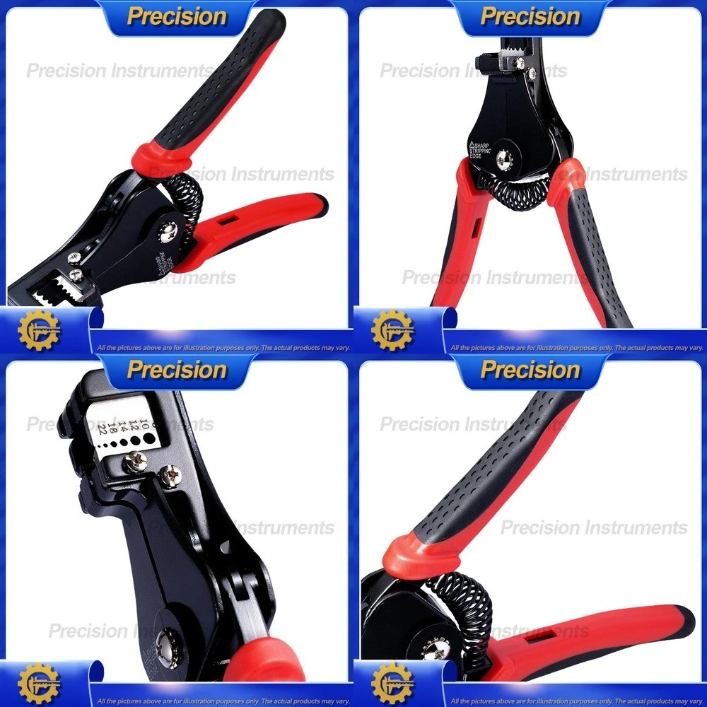2026 Premium Automatic Wire Stripper 8-22AWG Durable Zinc Alloy Electrician Plier for Precision Cable Stripping