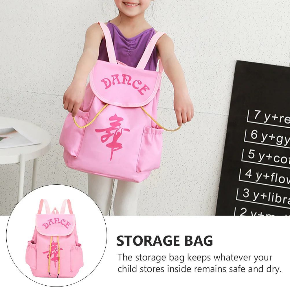 

Girl Ballet Dance Bag Ballerina School Backpack Storage Knapsack Lightweight Portable Comfortable for Kids Toddlers Students