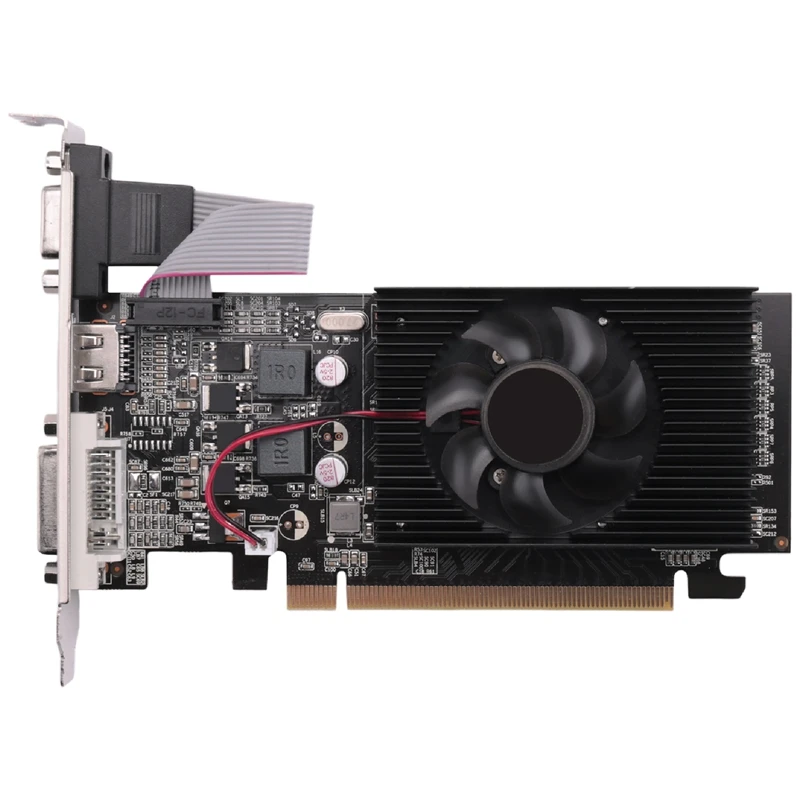 

GT210 1GB Graphics Cards 64Bit Video Card For GPU PC Games DVI-I -Compatible VGA Used Dual-Screen Graphics Card