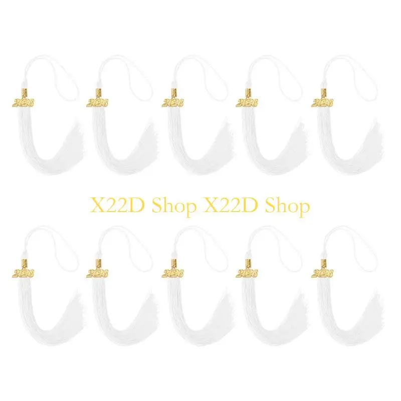 X22D 10Pcs 2026 Graduation Tassels Class of 2026 Graduation Cap Tassels Decoration