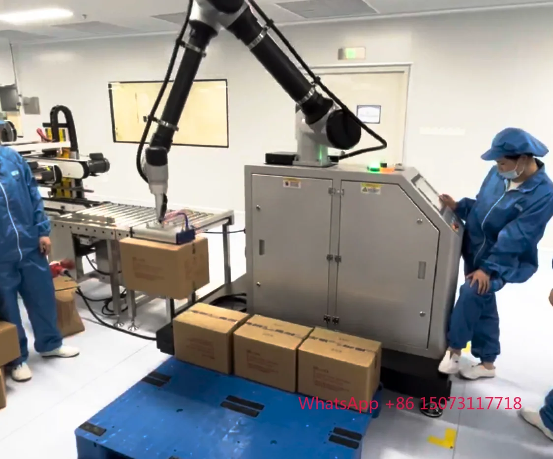 Fully Automatic Robotic Palletizing System Loading and Unloading Palletizing Robot for Container