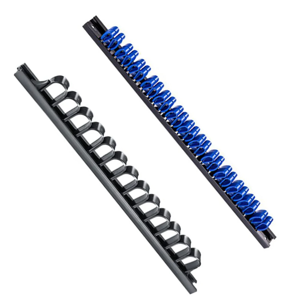 

35cm 13.7inch Screwdriver Organizer Compact Wall Tool Organizer Plastic Tool Holder Heavy-Duty Holder For Garage