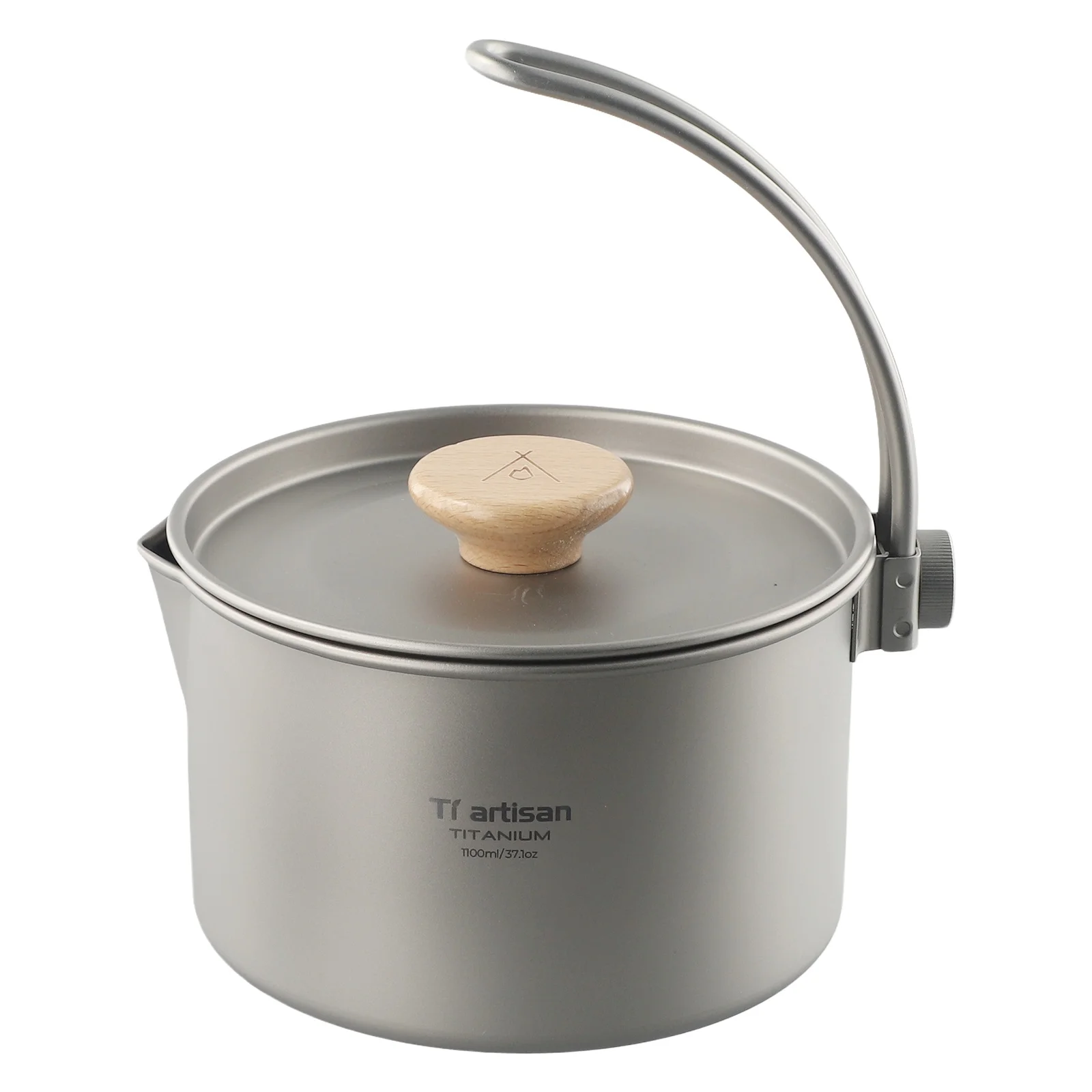Rust-Proof Anti-Corrosive Hanging Pot 1.1L 1100ml Camping Pot Dismantling For Camping Hiking Picnic Cookware New