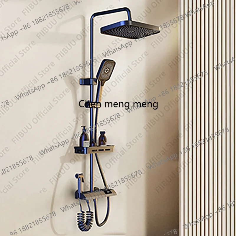 

Multifunction Shower Full Set Rain Shower System Handheld Spray Bathroom Accessories WaterfallSurround Shower Head Combo