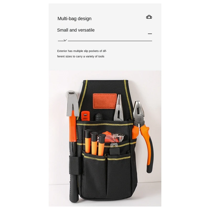 Tool Storage Bag Hardware Tool Bag Electrician Carpenter Storage Waist Bags Large Capacity Tool Bags