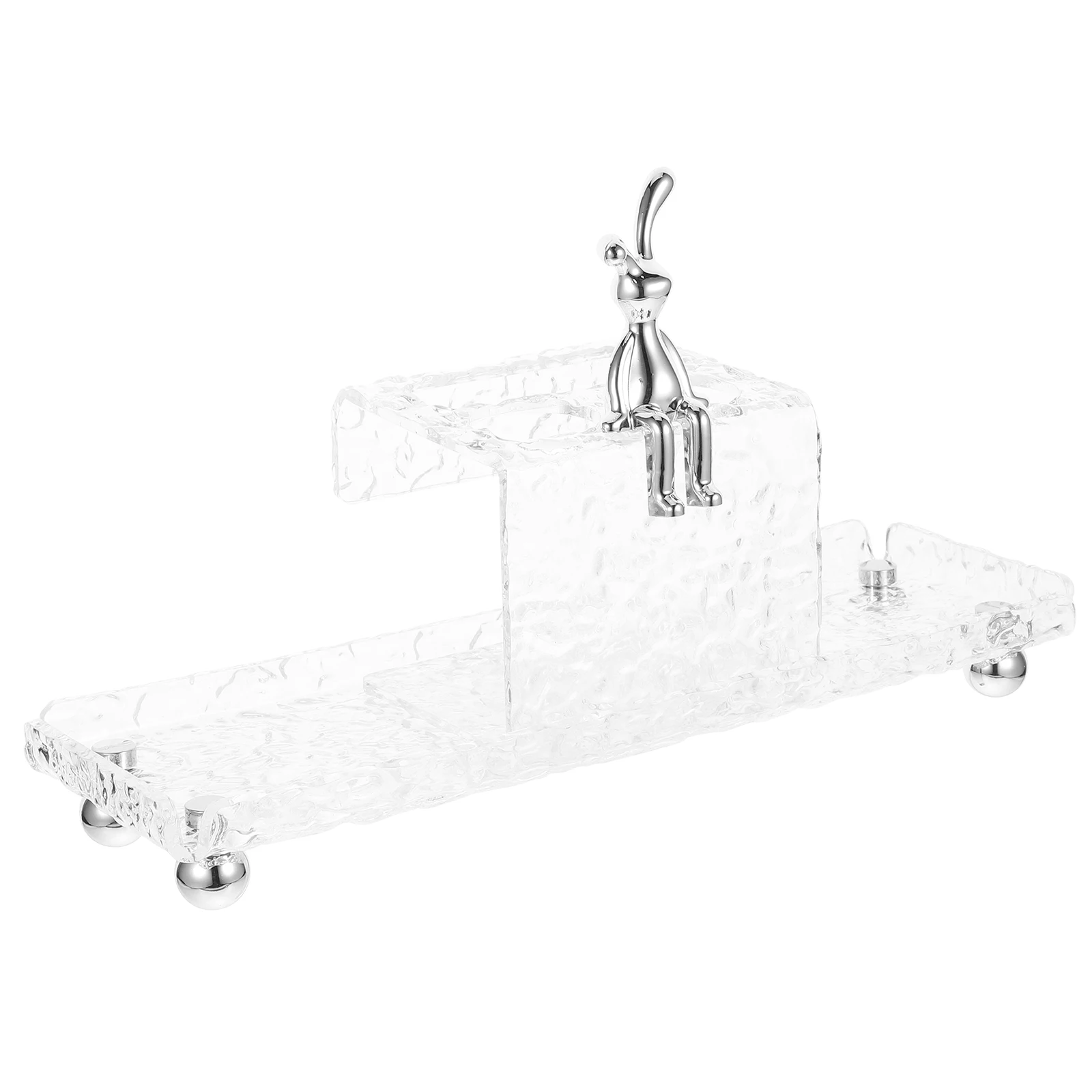 

Toothbrush Holder Rabbit Design Bathroom Counter Storage Shelf Desk Toiletry ganizer Vanity Tray Acrylic Safe Reusable Tooth Cup