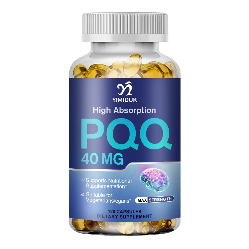 

PQQ Capsules Supplement 40mg, Mitochondrial Biogenesis & Energy Optimizer| Supports Brain Health & Mitochondria Production Brain