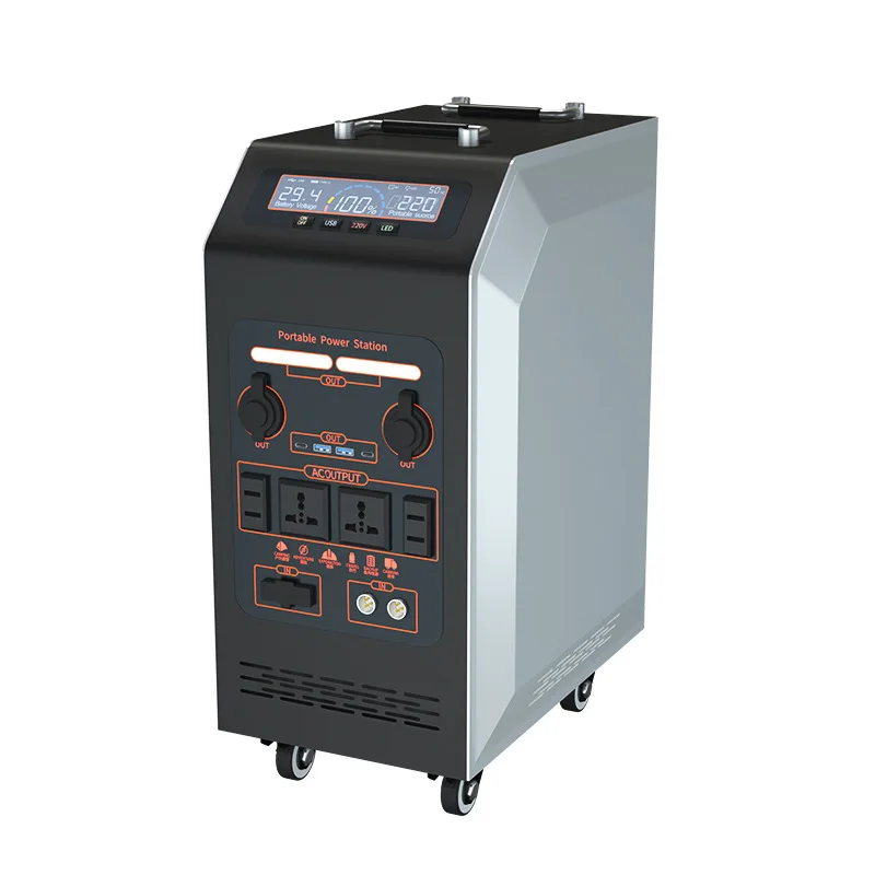 

High-Power New Energy RV Camping Power Supply 220V Mobile For Outdoor Night Market Stall Emergency Portable Storage MPPT
