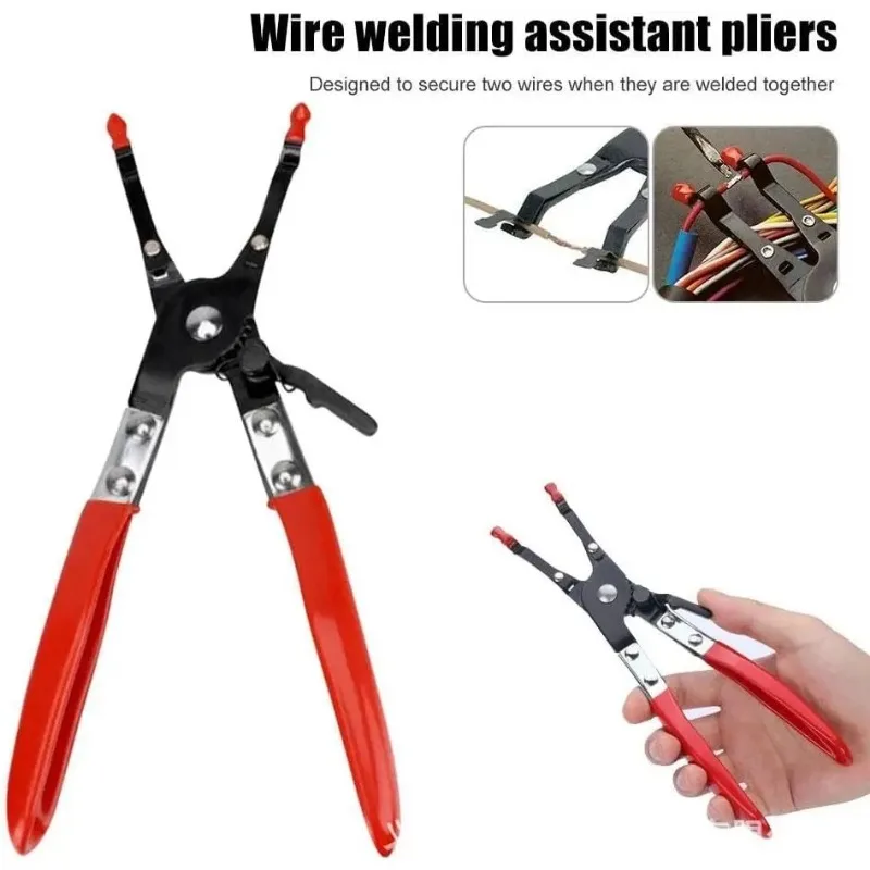 Universal Soldering Aid Pliers 2 Wires Holders Innovative Car Repair Garage Tools Wire Welding Clamp Electrical Hand Tools