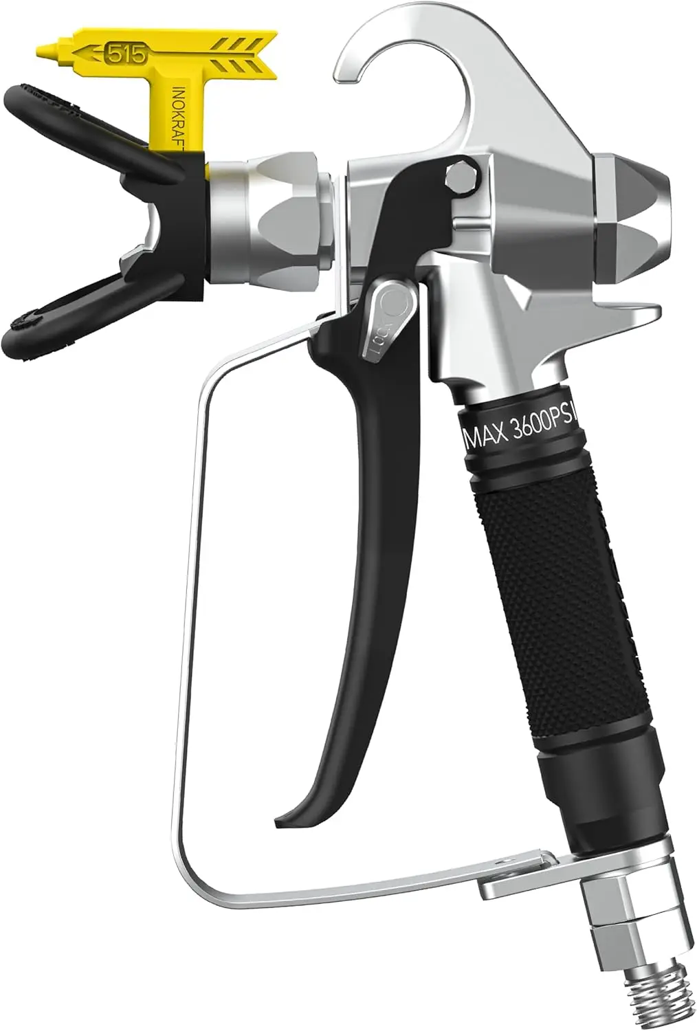 

Безвоздушный распылитель краски высокого давления с 3600 фунтов на квадратный дюйм и реверсивной насадкой для наружной краски, совместимый с распылителями M1 и M3