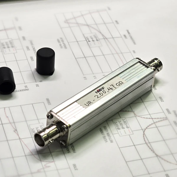 200GΩ (200kMΩ)/2W ultra-high resistance resistance, compact size, aluminum alloy shell BNC interface