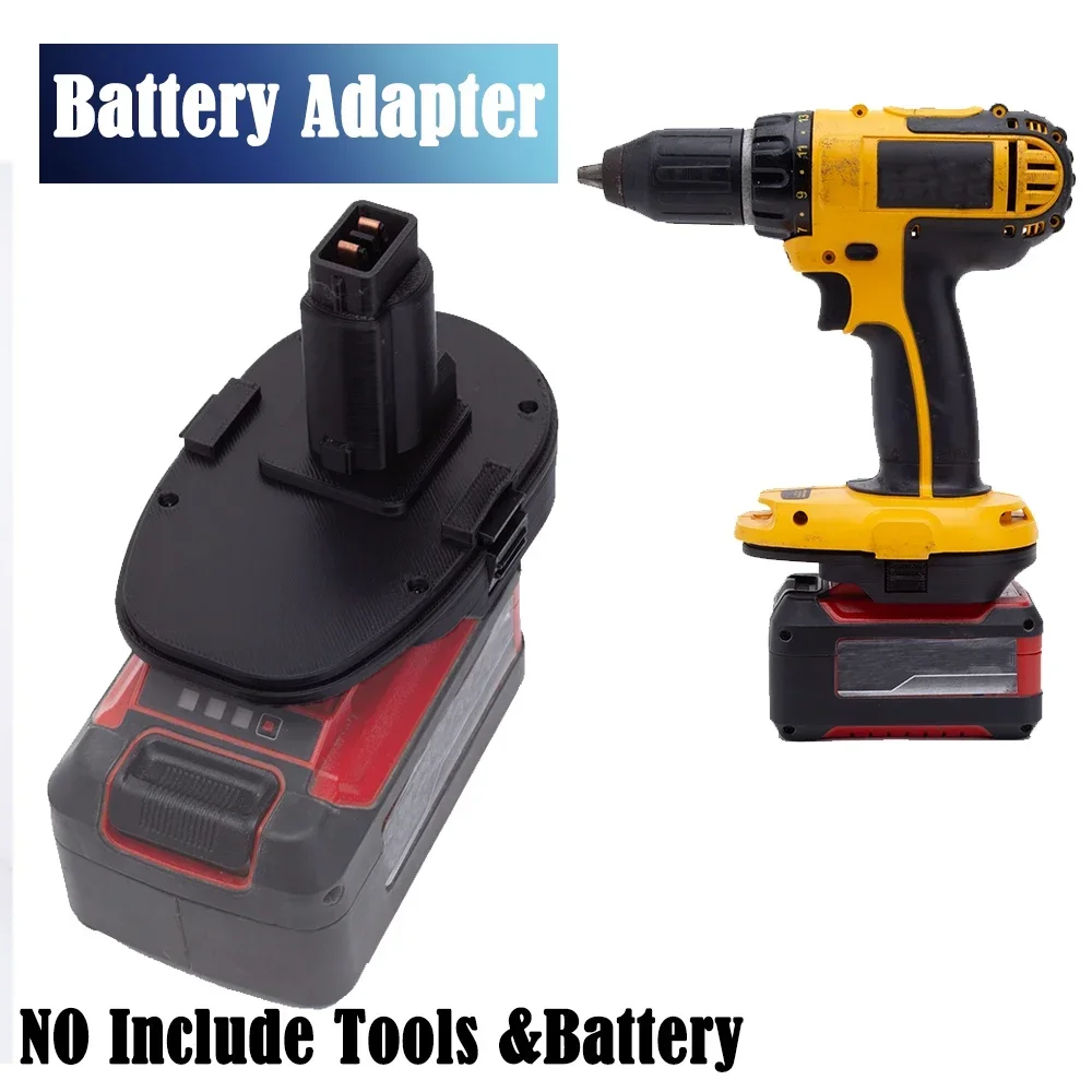 

Battery Adapter Converter For Ozito for Einhell PXC 18V Lithium to for DeWalt Ni-Cd Ni-Mh Battery Power Drill Tool (NO Battery )