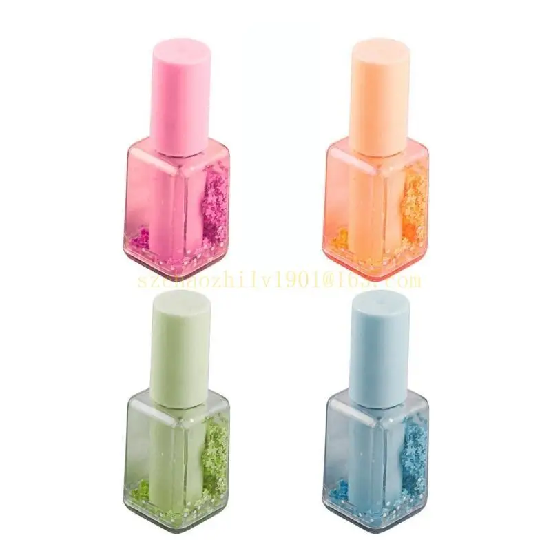 62Ka 4 PCs Highlighters Definir pregos formulário marcadores marcadores marcadores marcadores caneta caneta caneta